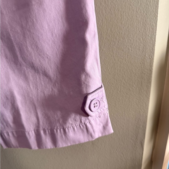 NWT Talbots Purple Capris Lightweight Relaxed Fit - Picture 4 of 9